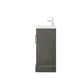 20 Inch Single Sink Bathroom Vanity in Gray with Ceramic Sink and Countertop - Vanity Art VA5020-SG