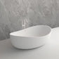 Freestanding Solid Surface Resin Matte Bathtub 63 Inch x 37.5 Inch - Vanity Art VA6918-ML