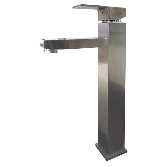 Ratel Single Handle Bathroom Vessel Faucet 5 11/16" x 12 3/8" Brushed Nickel (RA-1772BN)