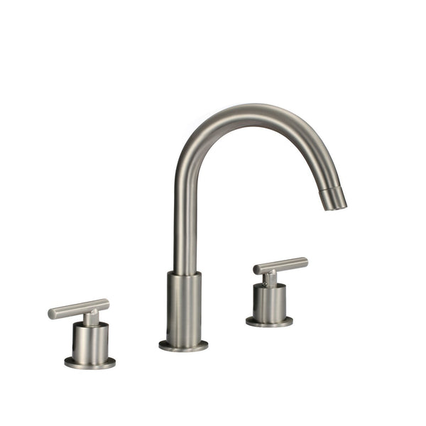 Ratel 8 Widespread 2-Handle Bathroom Faucet in Brushed Nickel (RA-1797BN)