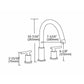 Ratel 8" Widespread 2-Handle Bathroom Faucet in Brushed Nickel (RA-1797BN)