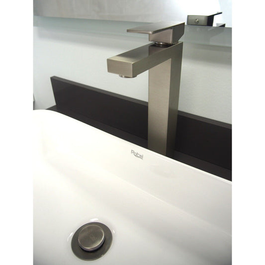 Ratel Single Handle Bathroom Vessel Faucet 5 4/5" x 12 1/4" Brushed Nickel (RA-4114BN)