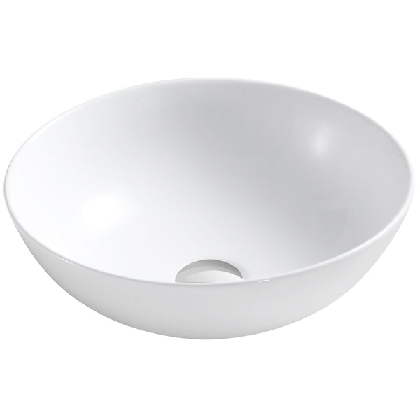 Ceramic Round Vessel Sink 15 1/2D x 5 1/3H (RA-AB4431)