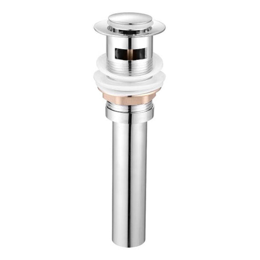 Pop-Up Drain with Overflow Hole - Brushed Nickel Small Cap (RA-POP2ABN)