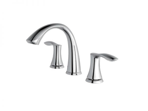 Ratel RA-8232CR Double Handle 8" Wide-Spread Faucet Chrome - Popup Included (RA-8232CR)