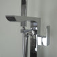 Ratel RA-9200CR Floor Mounted Square Bathtub Filler - Chrome (RA-9200CR)