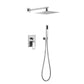 Ratel RA-9415BN Concealed Shower System with 10" Square Rainfall Shower Head - Brushed Nickel (RA-9415BN)