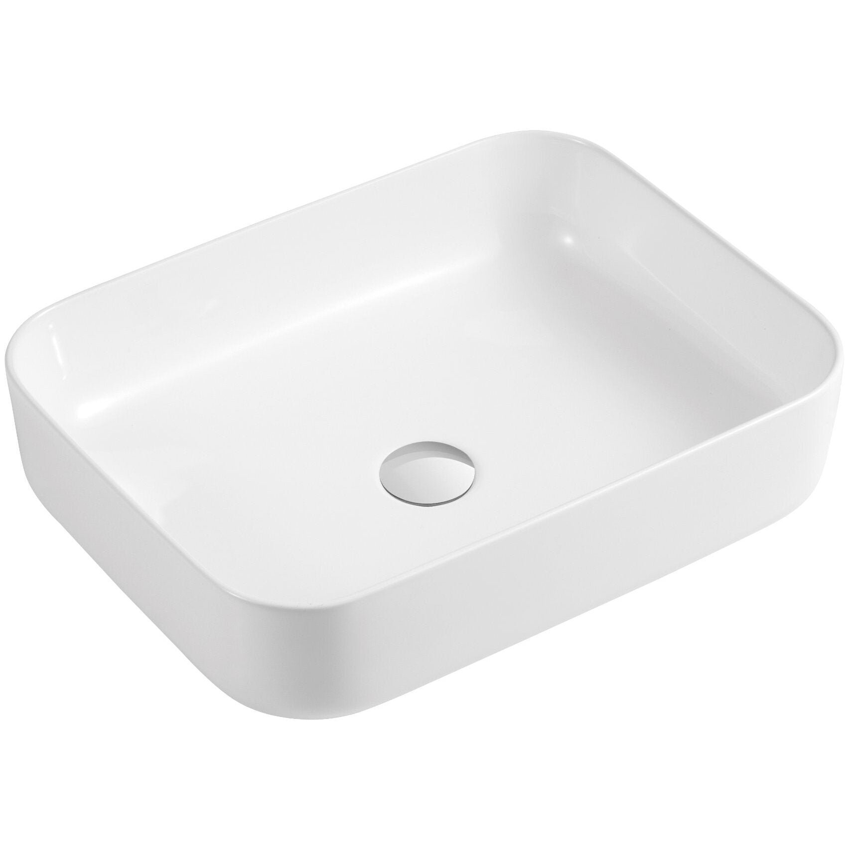 Ratel RA-AB5821 Ceramic Rectangular Vessel Sink 20 1/10"W x 5 1/10"H x 15 7/10"D (RA-AB5821)