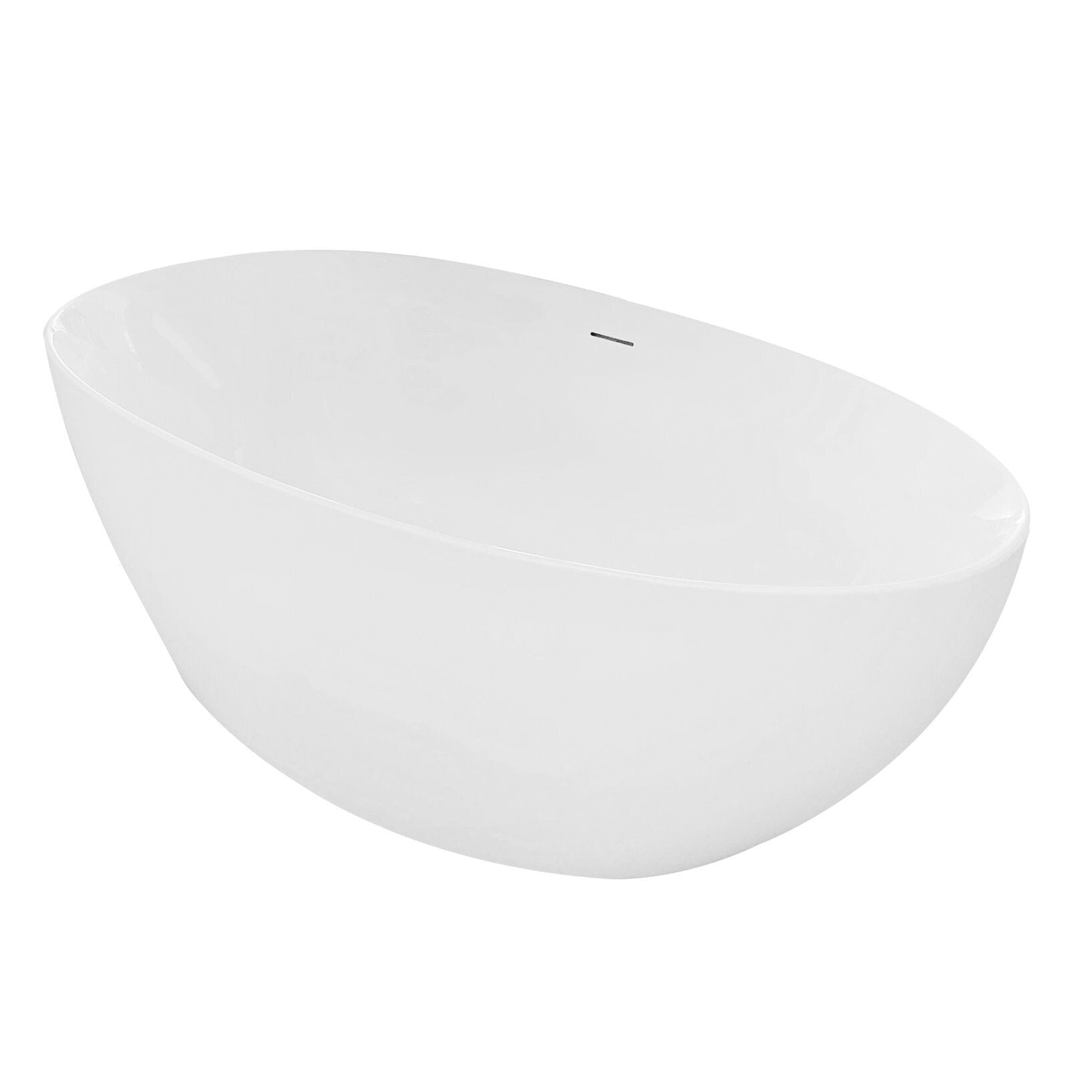 Ratel RA-ABBO59 Free Standing Acrylic Bathtub 59" X 31.5" X 23" (RA-ABBO59)