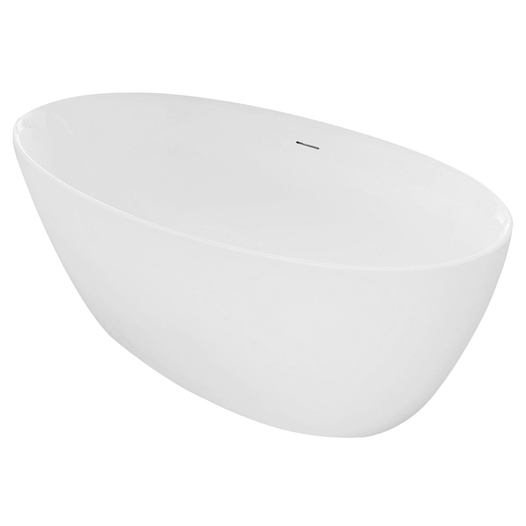 Ratel RA-ABBO67E Free Standing Acrylic Bathtub 67" X 33.5" X 23" (RA-ABBO67E)