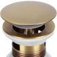 Ratel RA-ABPOPBG Bathtub Pop-Up Drain with Overflow Hole - Brushed Gold (RA-ABPOPBG)