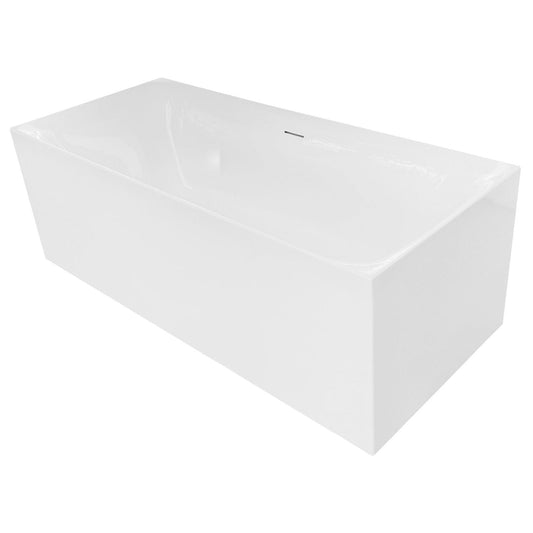 Ratel RA-ABRO59 Free Standing Acrylic Bathtub 59" X 29.5" X 23" (RA-ABRO59)