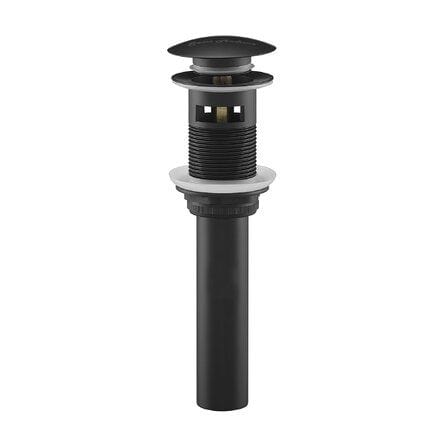 Ratel RA-POP1AMB Pop-Up Drain with Overflow Hole - Matte Black Big Cap (RA-POP1AMB)