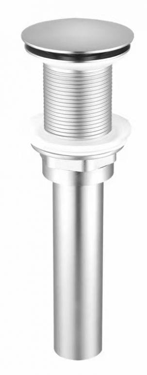 Ratel RA-POP1BBN Pop-Up Drain without Overflow Hole - Brushed Nickel Big Cap (RA-POP1BBN)