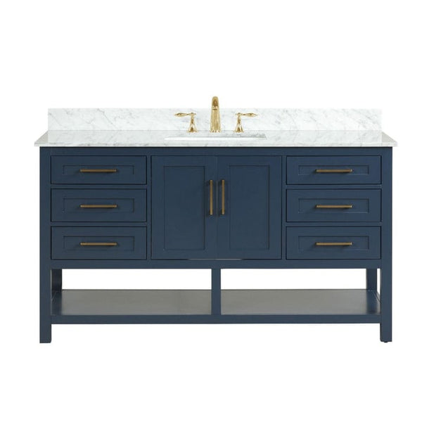 Ratel RA-VS6021S-AB-WQ1 Santorini 60 Vanity Single Sink Aria Blue (RA-VS6021S-AB)