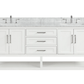 Ratel RA-VS7221D-DS-CM Santorini 72" Vanity Double Sinks Dove White (RA-VS7221D-DS)