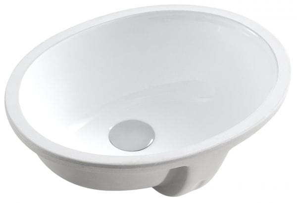 Ratel RA-VSO18 Ceramic Oval Undermount Sink 18 1/2"L x 15 1/8"W x 7 7/8"H (RA-VSO18)