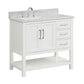 Ratel Santorini 36" Vanity Door on the Left Dove White (RA-VS3621DL-DS)