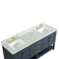 Ratel Santorini 72" Vanity Double Sinks Aria Blue (RA-VS7221D-AB)