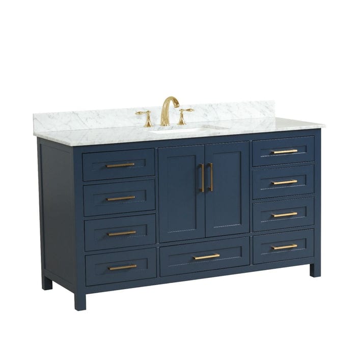 Ratel Valencia 60" Vanity Single Sink Aria Blue (RA-VV6021S-AB)