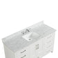 Ratel Valencia 60" Vanity Single Sink Dove White (RA-VV6021S-DS)