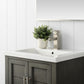 24 Inch Single Sink Bathroom Vanity in Gray with Ceramic Sink and Countertop - Vanity Art VA5024-SG