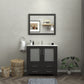 36 Inch Single Sink Bathroom Vanity in Espresso with Ceramic Countertop - Vanity Art VA3036E