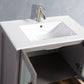 Vanity Art VA3030-54G 54 Inch Single Sink Bathroom Vanity in Gray with Ceramic Countertop - Vanity Art VA3030-54G