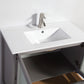 Vanity Art VA3036-108G 108 Inch Double Sink Bathroom Vanity in Gray with Ceramic Countertop - Vanity Art VA3036-108G