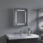 Vanity Art VA31 Rectangular 19.5 Inch x 25 Inch LED Mirror Medicine Cabinet with Rock Switch - Vanity Art VA31