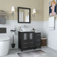 Vanity Art VA3124-36E 36 Inch Single Sink Bathroom Vanity in Espresso with Marble Countertop - Vanity Art VA3124-36E