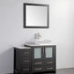 Vanity Art VA3130-42E 42 Inch Single Sink Bathroom Vanity in Espresso with Marble Countertop - Vanity Art VA3130-42E