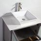 Vanity Art VA3130-42G 42 Inch Single Sink Bathroom Vanity in Gray with Marble Countertop - Vanity Art VA3130-42G