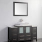 Vanity Art VA3130-54E 54 Inch Single Sink Bathroom Vanity in Espresso with Marble Countertop - Vanity Art VA3130-54E