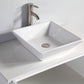 Vanity Art VA3136-108W 108 Inch Double Sink Bathroom Vanity in White with Marble Countertop - Vanity Art VA3136-108W