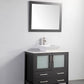 Vanity Art VA3136E 36 Inch Single Sink Bathroom Vanity in Espresso with Marble Countertop - Vanity Art VA3136E