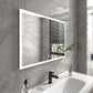 Vanity Art VA3D-36 Rectangular 36 Inch x 27.5 Inch LED Bathroom Mirror with Touch Sensor - Vanity Art VA3D-36