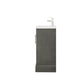 Vanity Art VA5020-SG 20 Inch Single Sink Bathroom Vanity in Gray with Ceramic Sink and Countertop - Vanity Art VA5020-SG