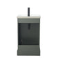 Vanity Art VA5020-VG 20 Inch Single Sink Bathroom Vanity in Vintage Green with Ceramic Sink and Countertop - Vanity Art VA5020-VG