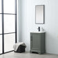 Vanity Art VA5020-VG 20 Inch Single Sink Bathroom Vanity in Vintage Green with Ceramic Sink and Countertop - Vanity Art VA5020-VG