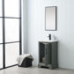 Vanity Art VA5020-VG 20 Inch Single Sink Bathroom Vanity in Vintage Green with Ceramic Sink and Countertop - Vanity Art VA5020-VG