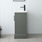 Vanity Art VA5020-VG 20 Inch Single Sink Bathroom Vanity in Vintage Green with Ceramic Sink and Countertop - Vanity Art VA5020-VG