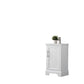 Vanity Art VA5020-W 20 Inch Single Sink Bathroom Vanity in White with Ceramic Sink and Countertop - Vanity Art VA5020-W