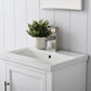 Vanity Art VA5020-W 20 Inch Single Sink Bathroom Vanity in White with Ceramic Sink and Countertop - Vanity Art VA5020-W