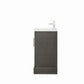 Vanity Art VA5024-SG 24 Inch Single Sink Bathroom Vanity in Gray with Ceramic Sink and Countertop - Vanity Art VA5024-SG