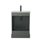 Vanity Art VA5024-VG 24 Inch Single Sink Bathroom Vanity in Vintage Green with Ceramic Sink and Countertop - Vanity Art VA5024-VG