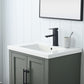 Vanity Art VA5024-VG 24 Inch Single Sink Bathroom Vanity in Vintage Green with Ceramic Sink and Countertop - Vanity Art VA5024-VG