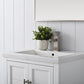 Vanity Art VA5024-W 24 Inch Single Sink Bathroom Vanity in White with Ceramic Sink and Countertop - Vanity Art VA5024-W