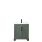 Vanity Art VA5030-VG 30 Inch Single Sink Bathroom Vanity in Vintage Green with Ceramic Sink and Countertop - Vanity Art VA5030-VG