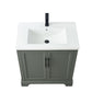 Vanity Art VA5030-VG 30 Inch Single Sink Bathroom Vanity in Vintage Green with Ceramic Sink and Countertop - Vanity Art VA5030-VG